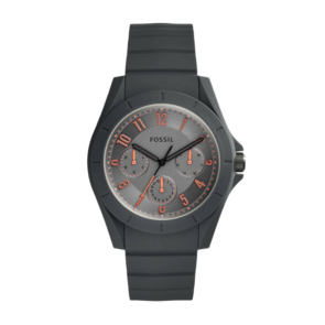 Watch strap (Strap + Case combination) Fossil FS5221 Silicone Grey 21mm
